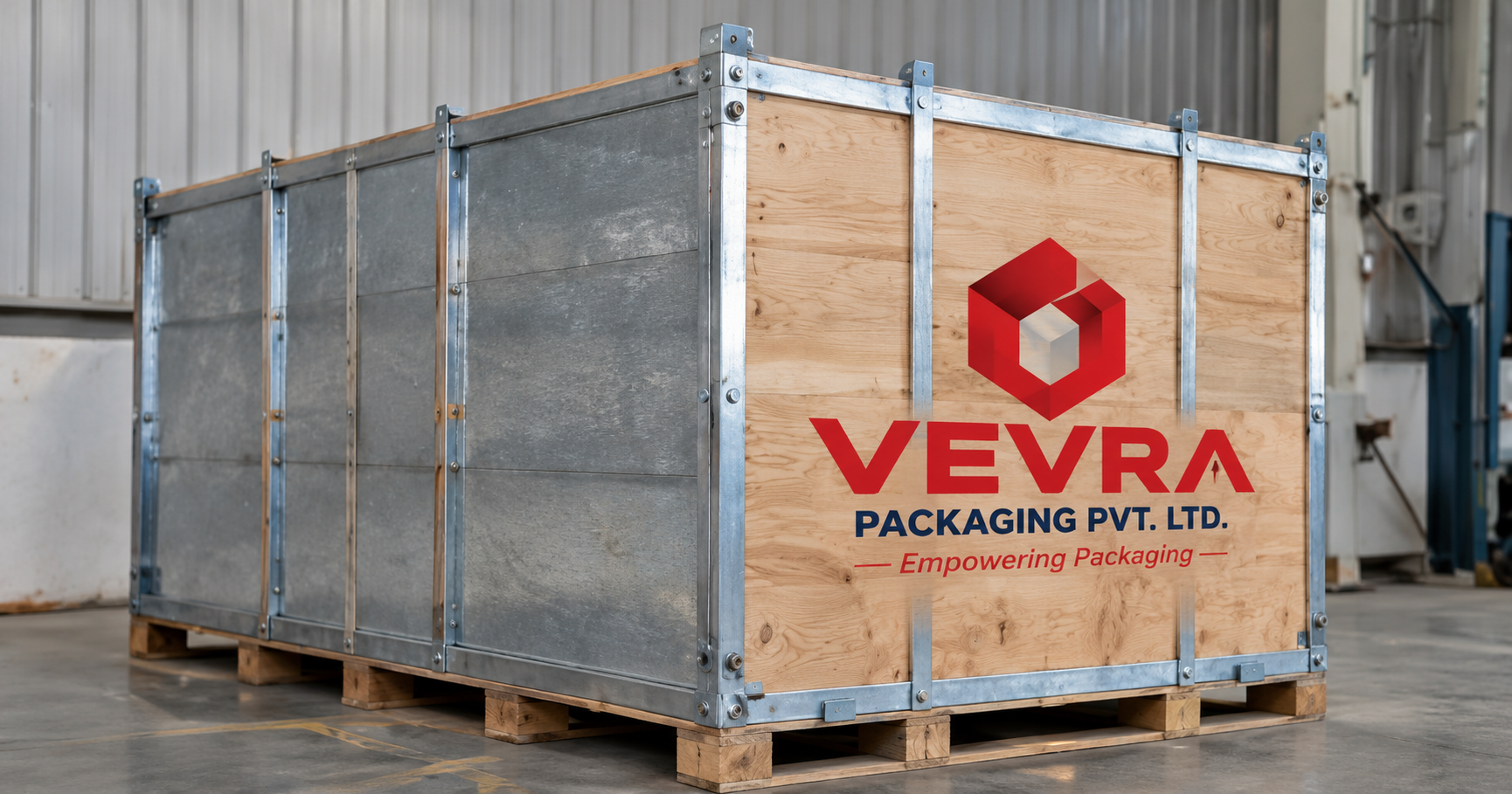 Steel + Plywood Packaging